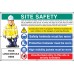 Site Safety - H&S Act - Construction Work - Helmets - Footwear - Hi Vis - Unauthorised Entry Forbidden