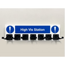 PPE Station - High Vis - 7 Hooks
