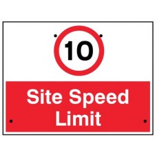 Re-Flex Sign - 10mph Site Speed Limit