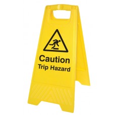 Caution - Trip Hazard - Self Standing Floor Sign