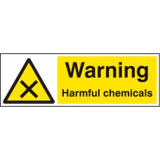 Warning - Harmful Chemicals