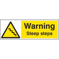 Warning - Steep Steps