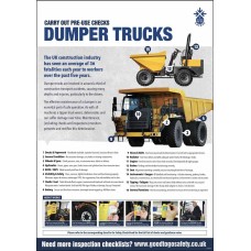 Dumper Truck Inspection Checklist - Poster (A2)