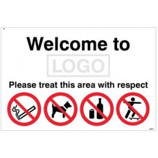 Welcome to (Logo) Please Treat this Area with Respect