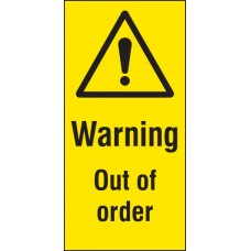 Out of Order - Cover-Up Sign