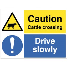 Cattle Crossing - Drive slowly