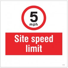 5mph - Site Speed Limit - Add a Logo - Site Saver
