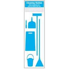Cleaning Station Shadow Board (6 piece)