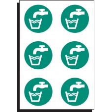 Drinking Water Labels (Sheet of 6)