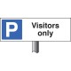 Parking - Visitors Only - Verge Sign