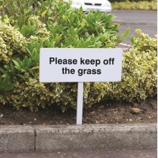 Please Keep Off the Grass - Verge Sign