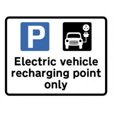 Electric Vehicle Recharging Point Only - Class RA1 - Temporary
