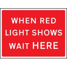 When Red Light Shows - Class RA1 - Temporary