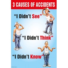 3 Causes of Accidents - Poster