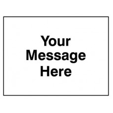 Your Message Here - Class RA1 - Rectangle - Temporary