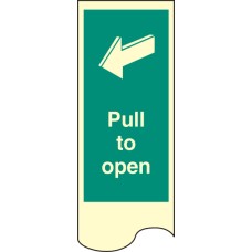 Door Plate - Pull to Open