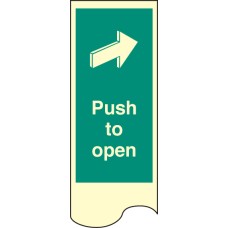 Door Plate - Push to Open
