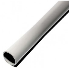 Grey Galvanised Steel Pole - 2.5m x 50mm