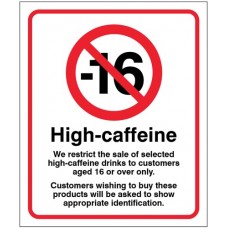 We Restrict the Sale of High Caffeine Drinks