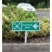 Assembly Point - Arrow Left - Verge Sign