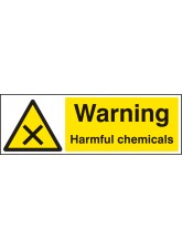 Warning Harmful Chemicals