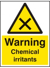 Warning Chemical Irritants