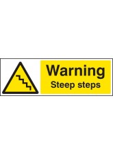 Warning Steep Steps
