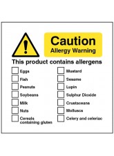 Caution Allergy Warning this Product Contains Allergens