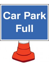 Car Park Full Cone Sign - 600 x 450mm