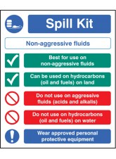 Spill Kit Non-aggressive Fluids