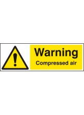 Warning Compressed Air